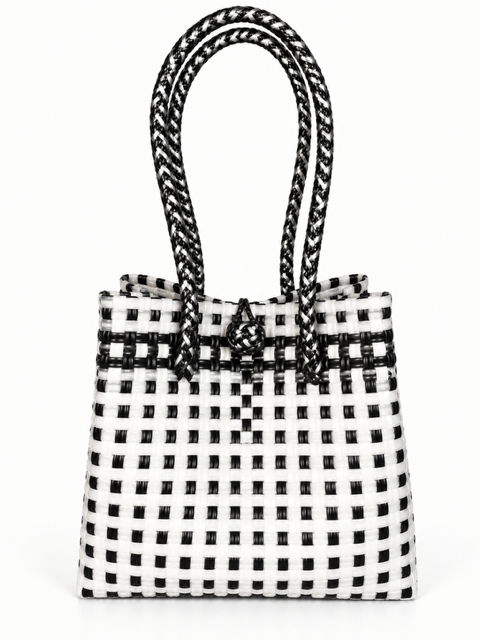 Anino Bayong woven bayong bag, front view