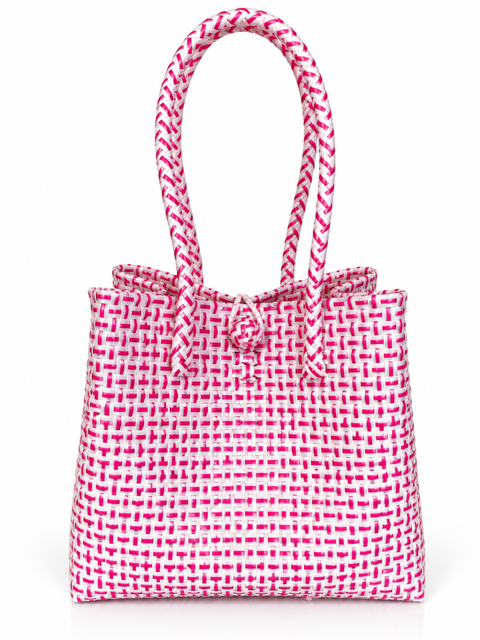 Ligaya Bayong woven bayong bag, front view