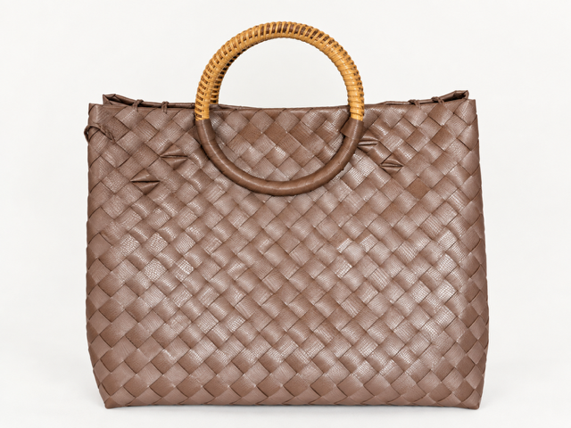 Kape Habi Bayong woven bayong bag, front view