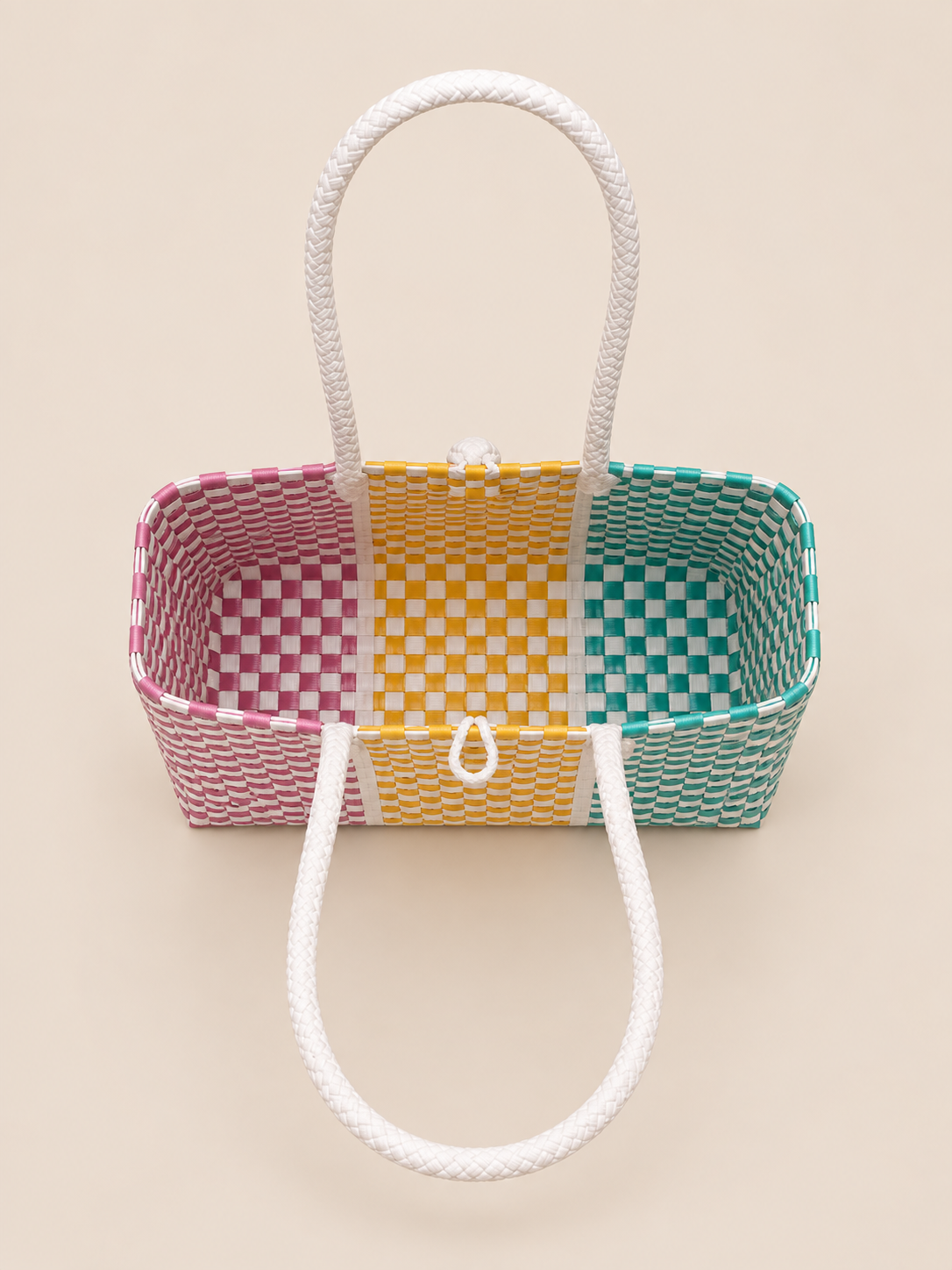 Habi Tatluhan recycled-polypropylene structured bayong tote, alternate view 4