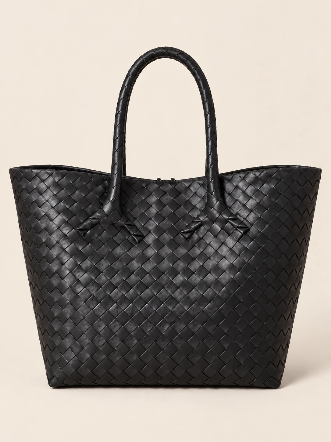 Lakbay Itim recycled-polypropylene lightweight travel tote, back view