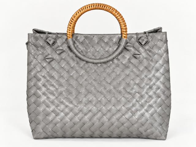 Pilak Habi Bayong Tote woven bayong bag, front view