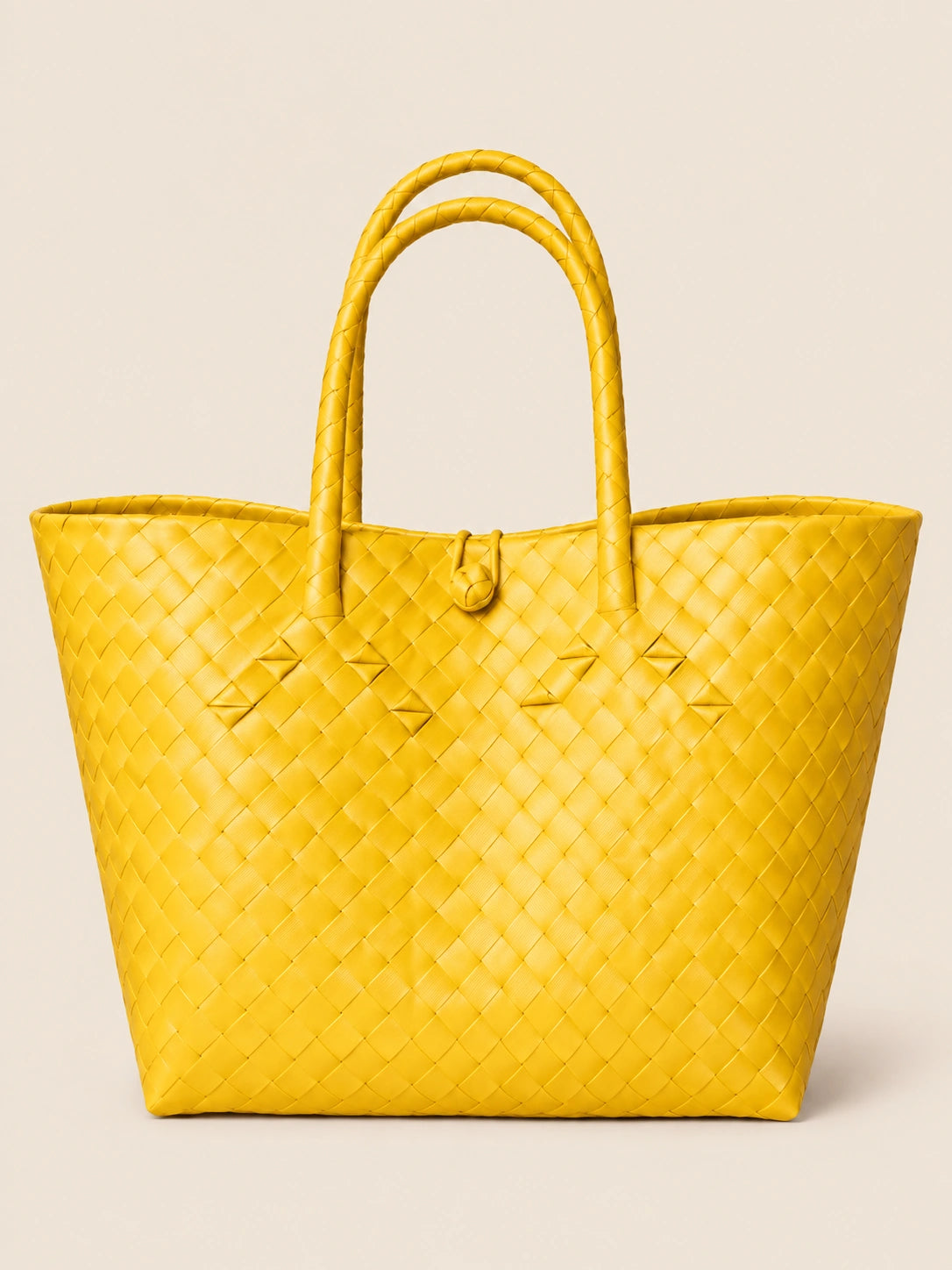Lakbay Dilaw recycled-polypropylene lightweight travel tote, front view