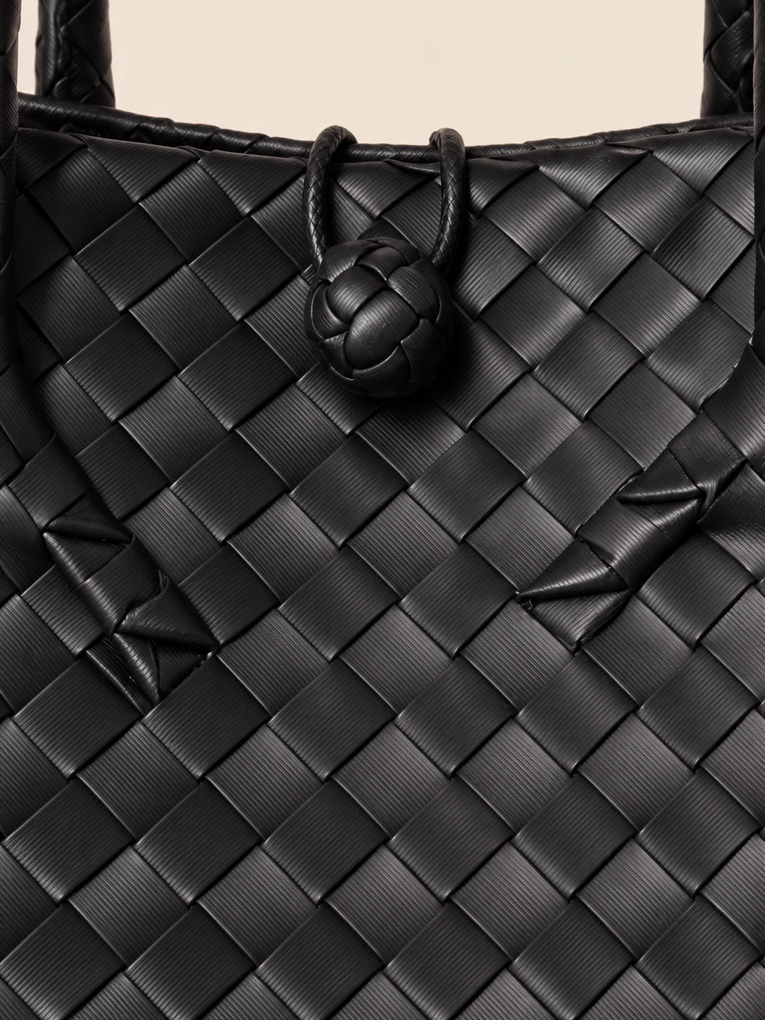 Lakbay Itim recycled-polypropylene lightweight travel tote, woven detail