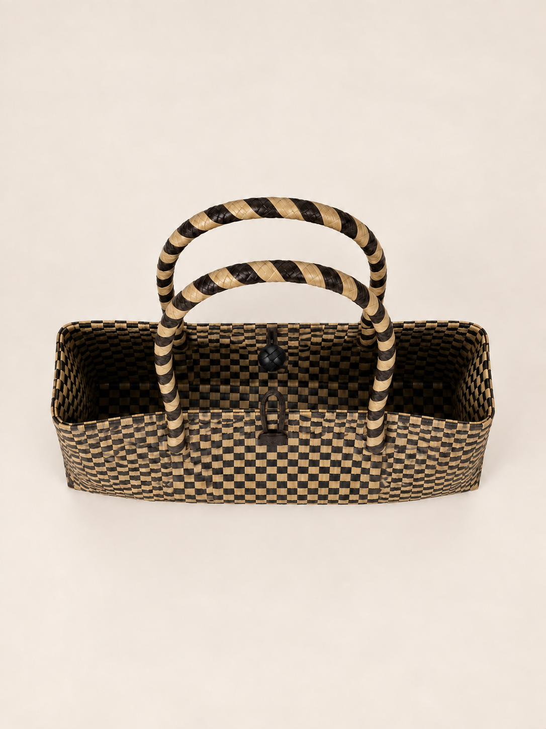 Habi Ginto — Malaki recycled-polypropylene structured bayong tote, alternate view 4