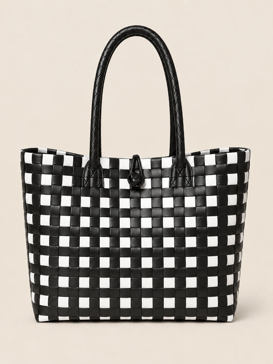 Lakbay Anino recycled-polypropylene lightweight travel tote, front view