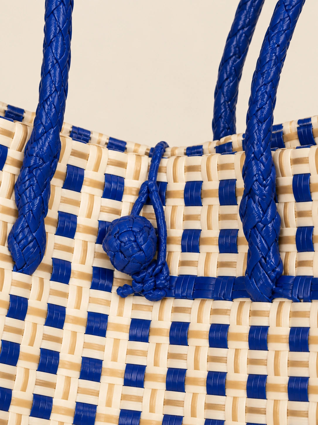 Lakbay Dagat recycled-polypropylene lightweight travel tote, woven detail