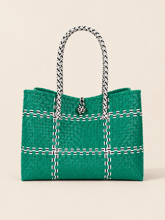 Lakbay Damo recycled-polypropylene lightweight travel tote, front view