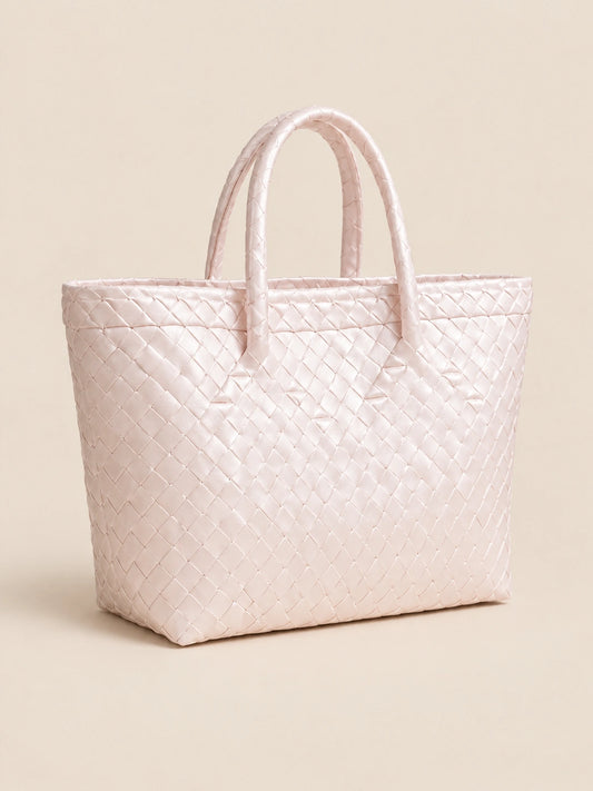Lakbay Perlas recycled-polypropylene lightweight travel tote, front view