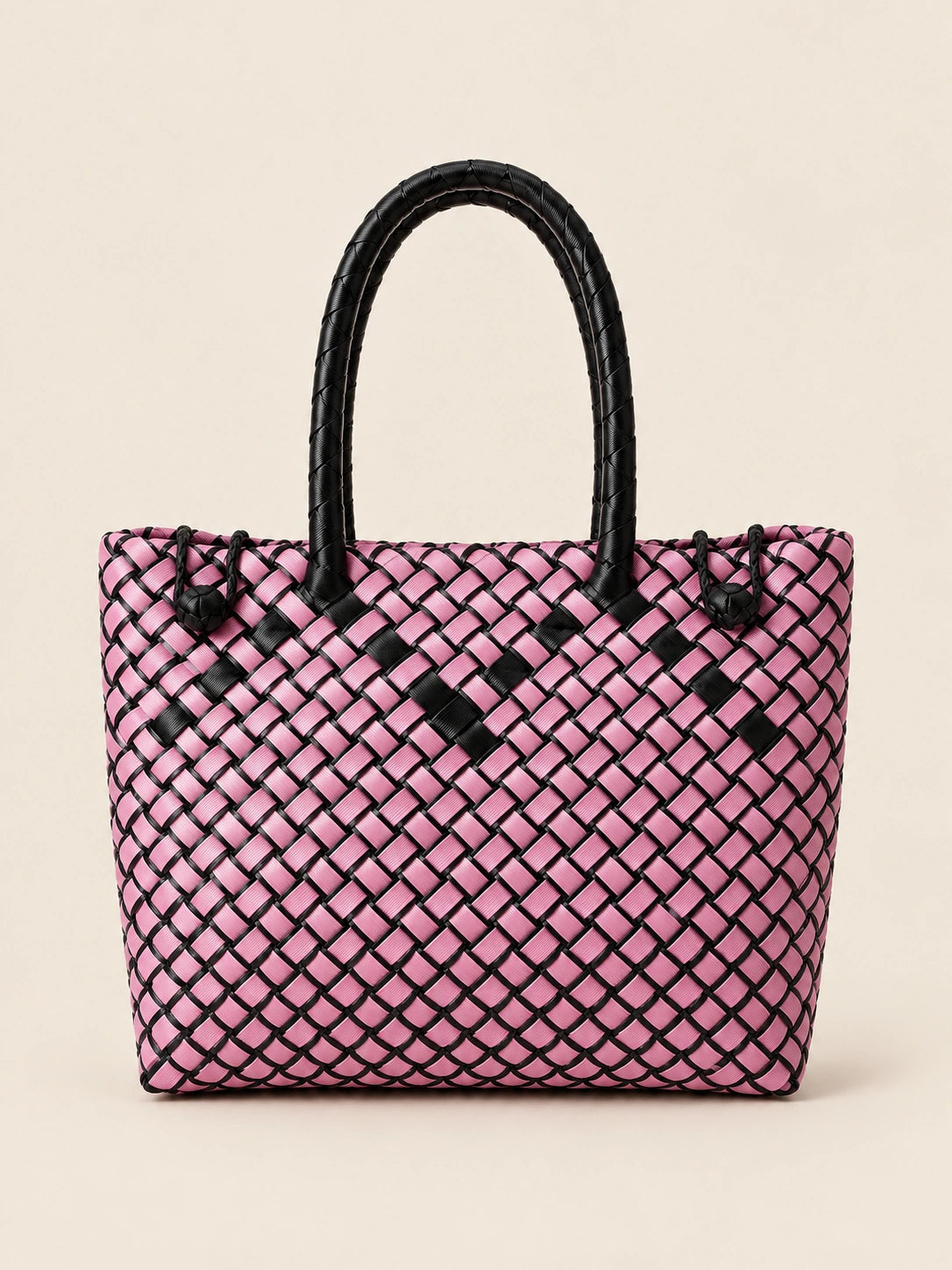 Lakbay Tapang recycled-polypropylene lightweight travel tote, back view