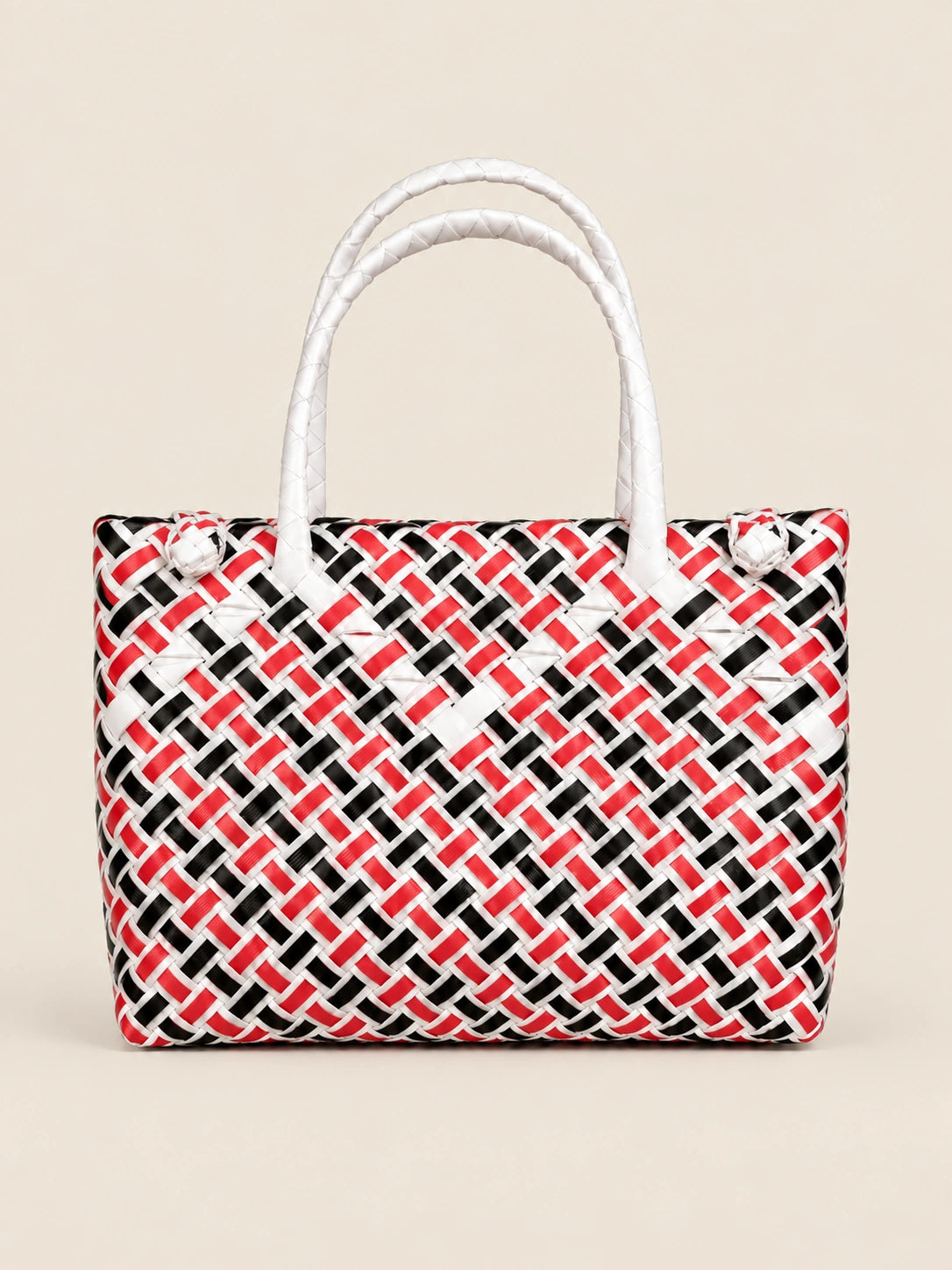 Lakbay Apoy recycled-polypropylene lightweight travel tote, back view
