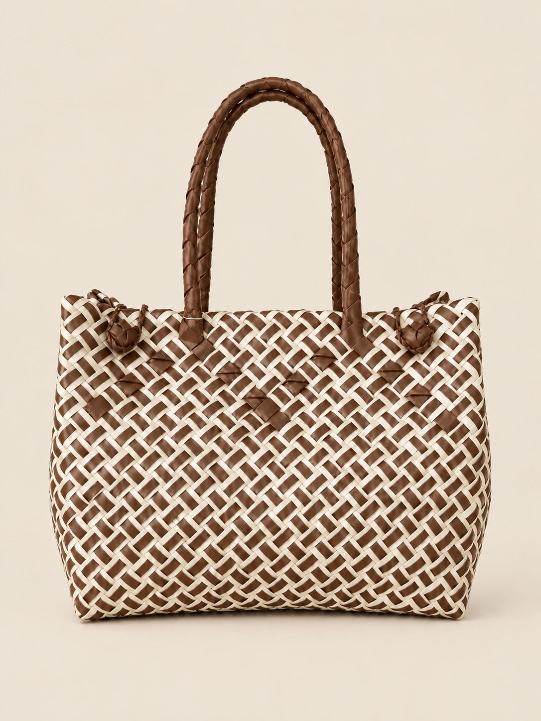Lakbay Lupa recycled-polypropylene lightweight travel tote, front view