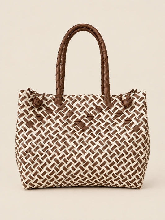 Lakbay Lupa recycled-polypropylene lightweight travel tote, front view
