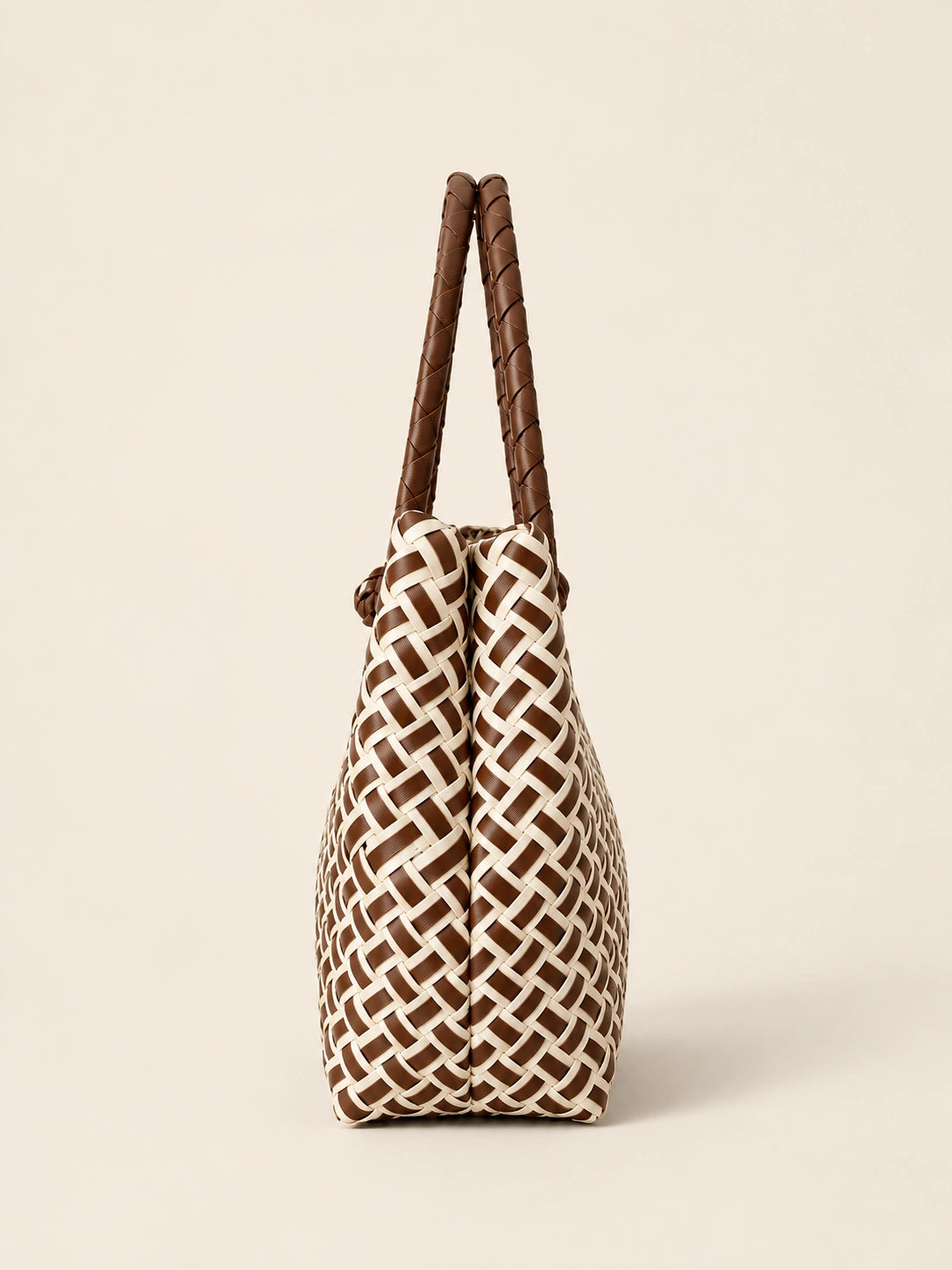 Lakbay Lupa recycled-polypropylene lightweight travel tote, side view