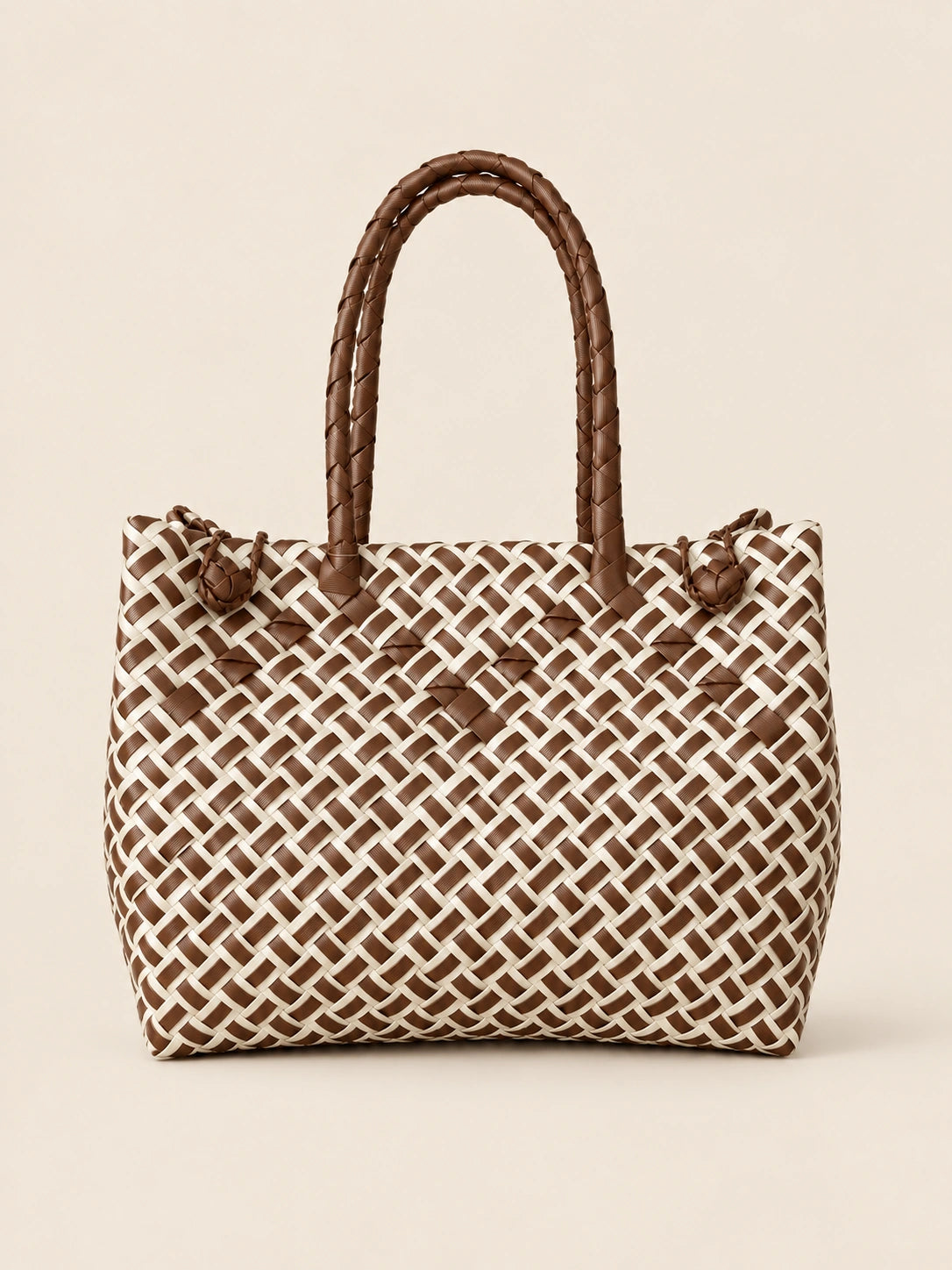 Lakbay Lupa recycled-polypropylene lightweight travel tote, back view