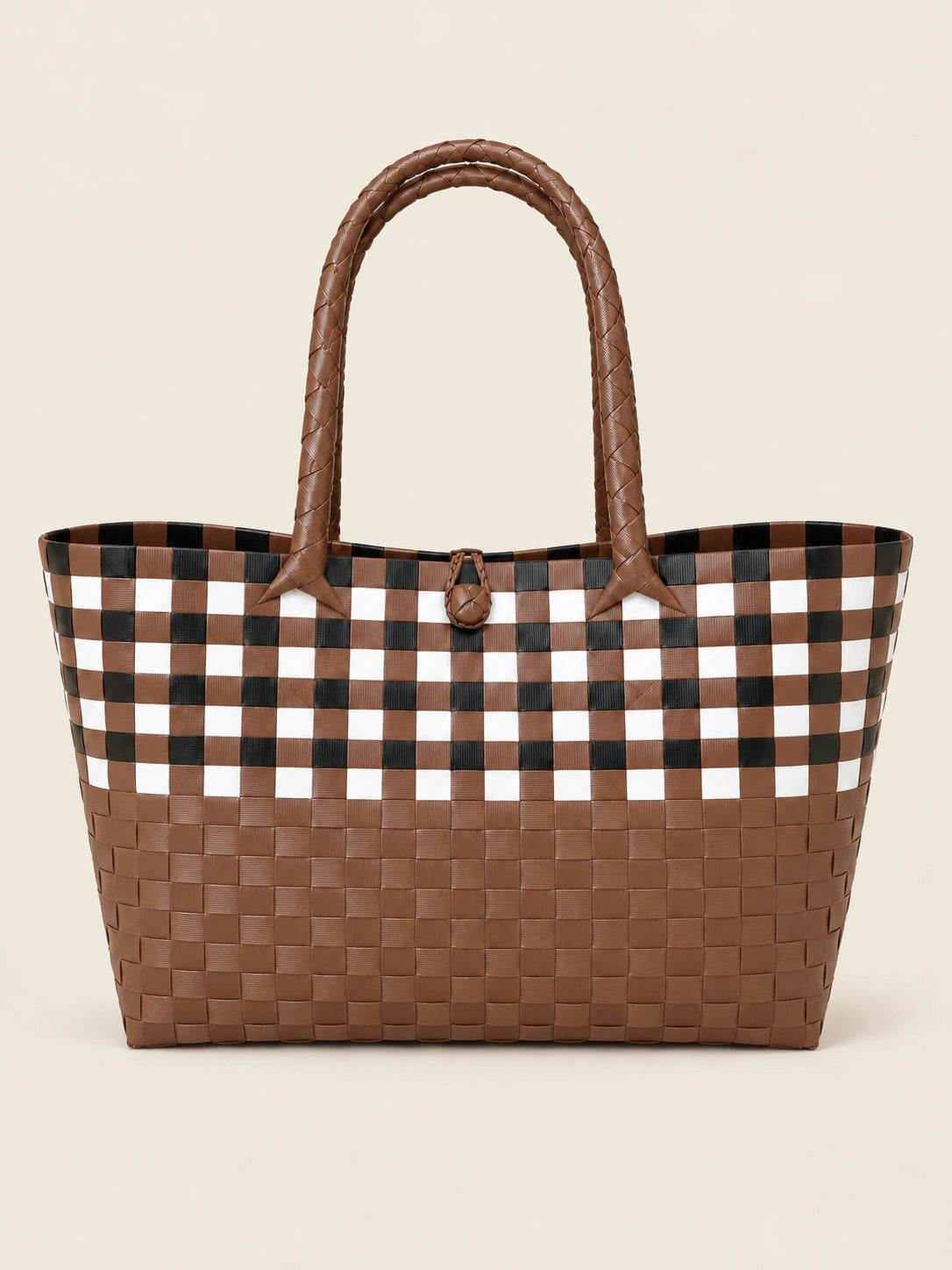 Lakbay Bukid recycled-polypropylene lightweight travel tote, front view