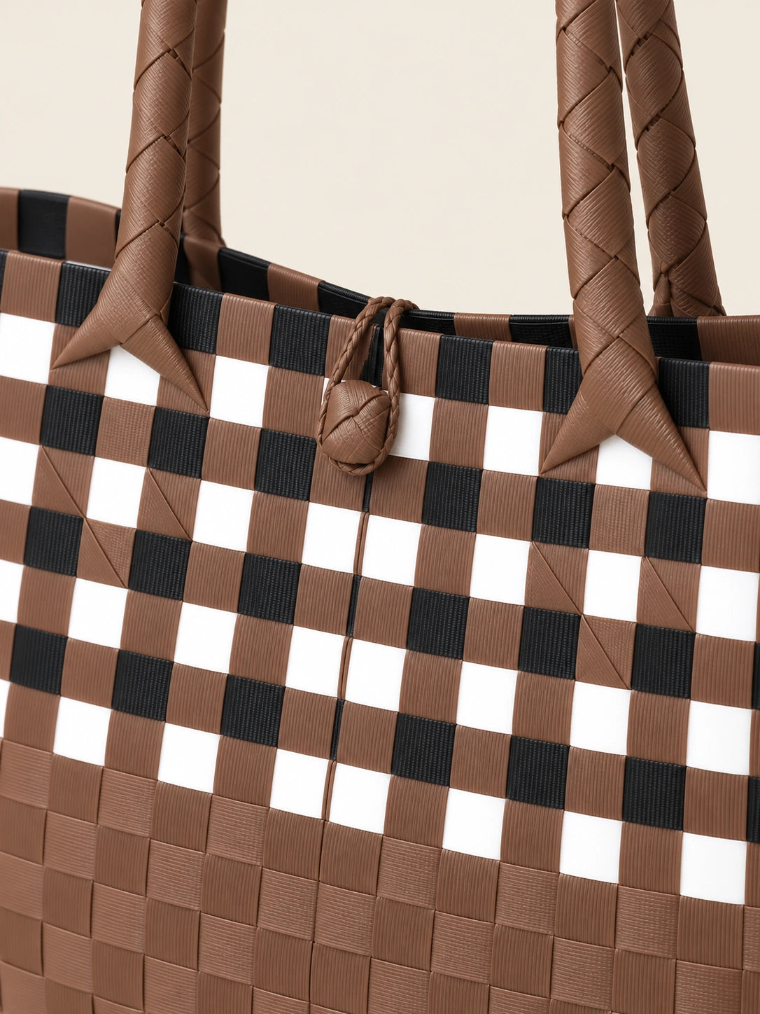 Lakbay Bukid recycled-polypropylene lightweight travel tote, woven detail
