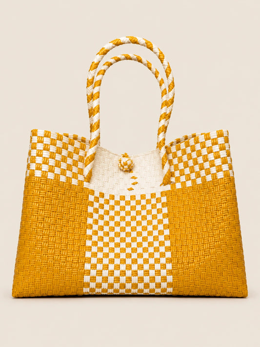 Lakbay Araw recycled-polypropylene lightweight travel tote, front view