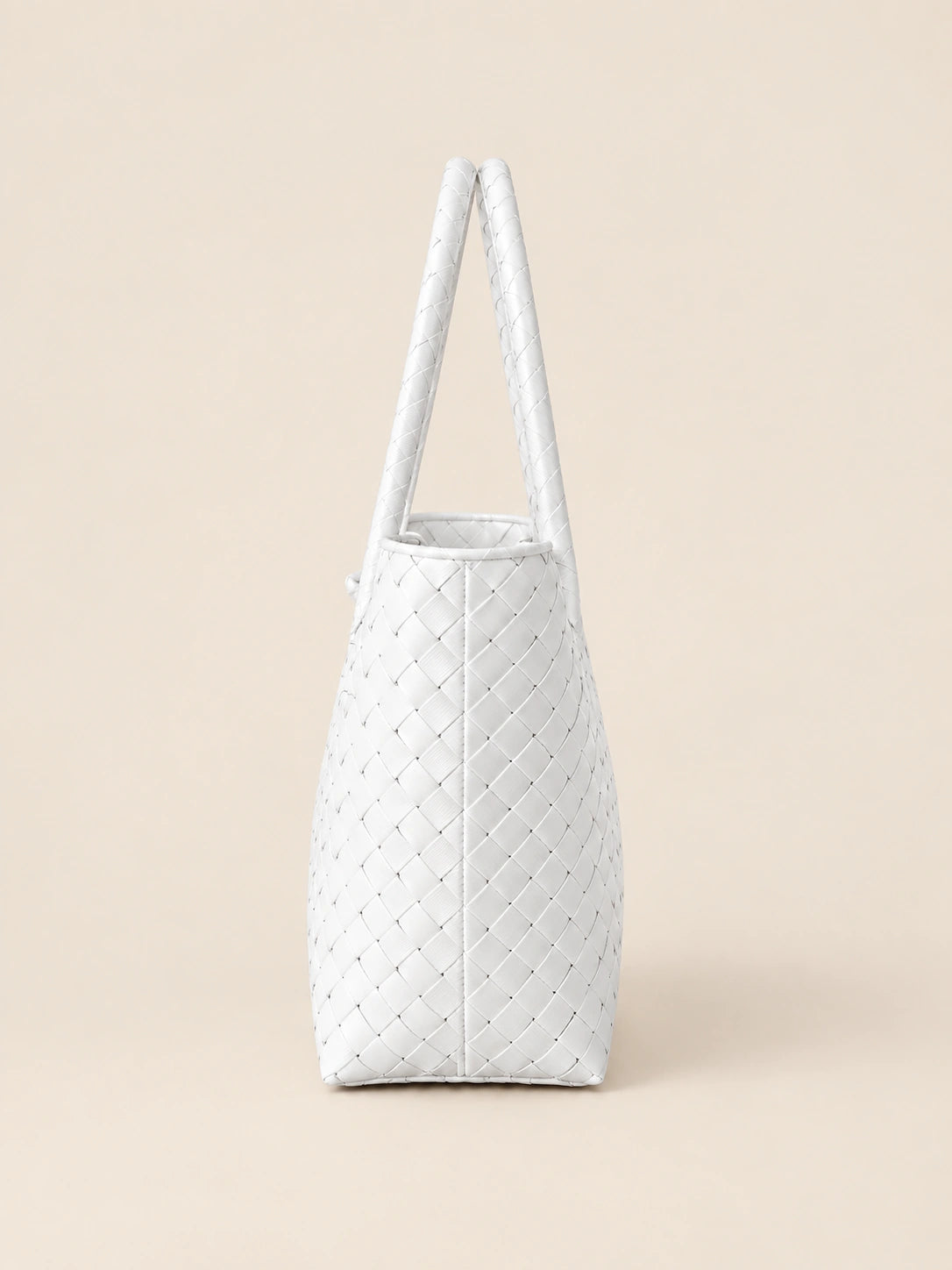 Lakbay Liwanag recycled-polypropylene lightweight travel tote, side view