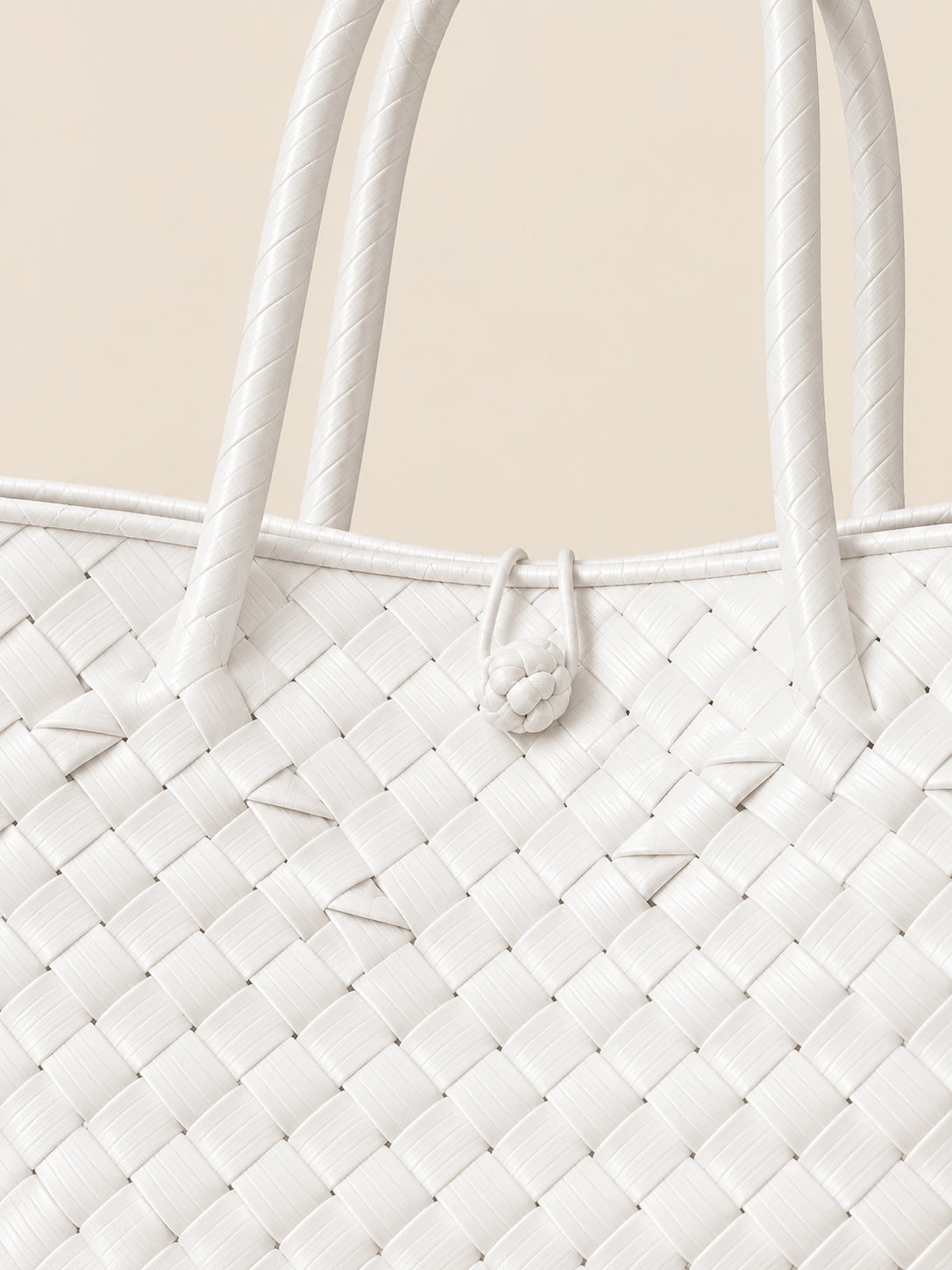 Lakbay Liwanag recycled-polypropylene lightweight travel tote, woven detail