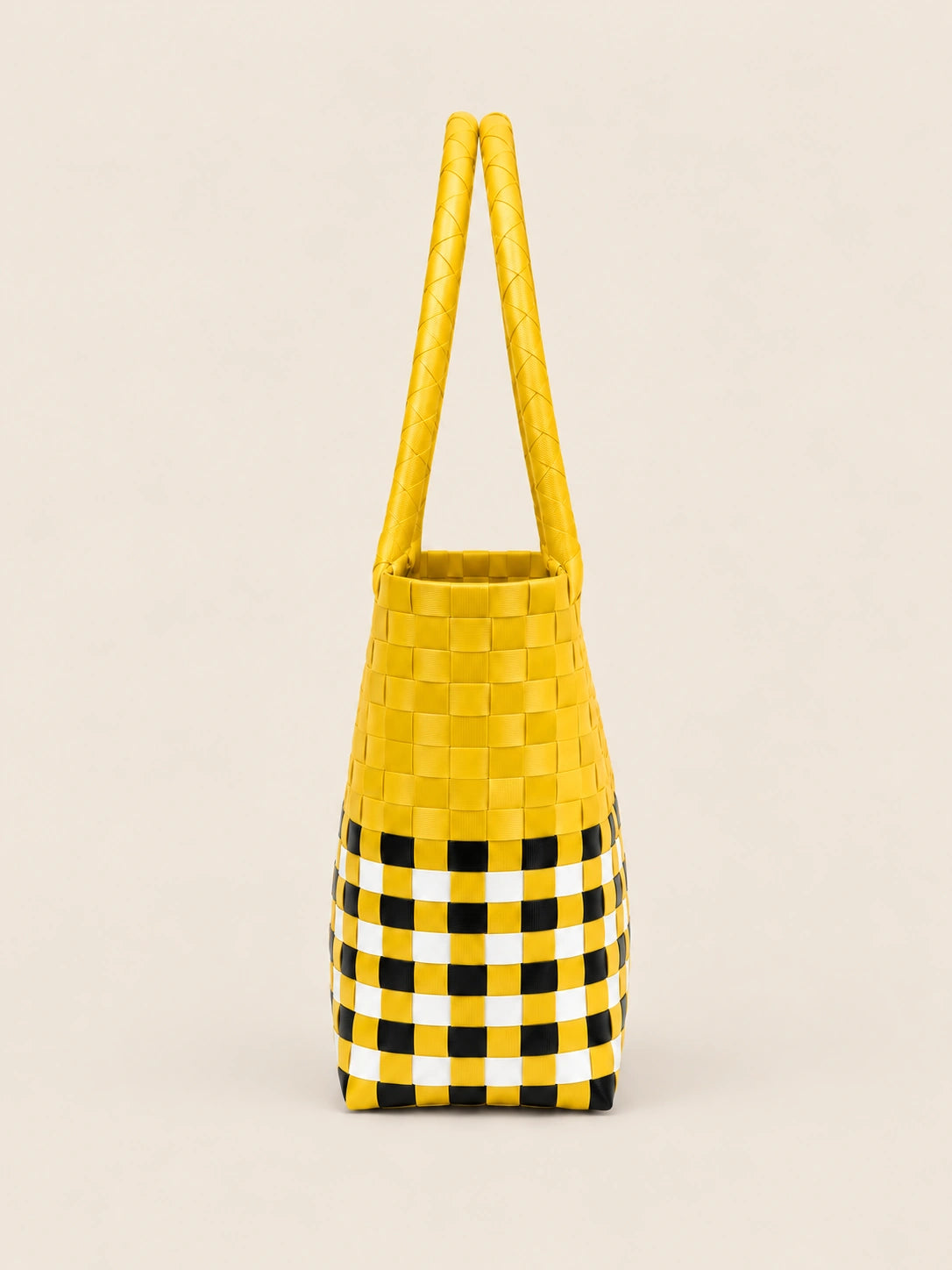 Lakbay Pagasa recycled-polypropylene lightweight travel tote, side view