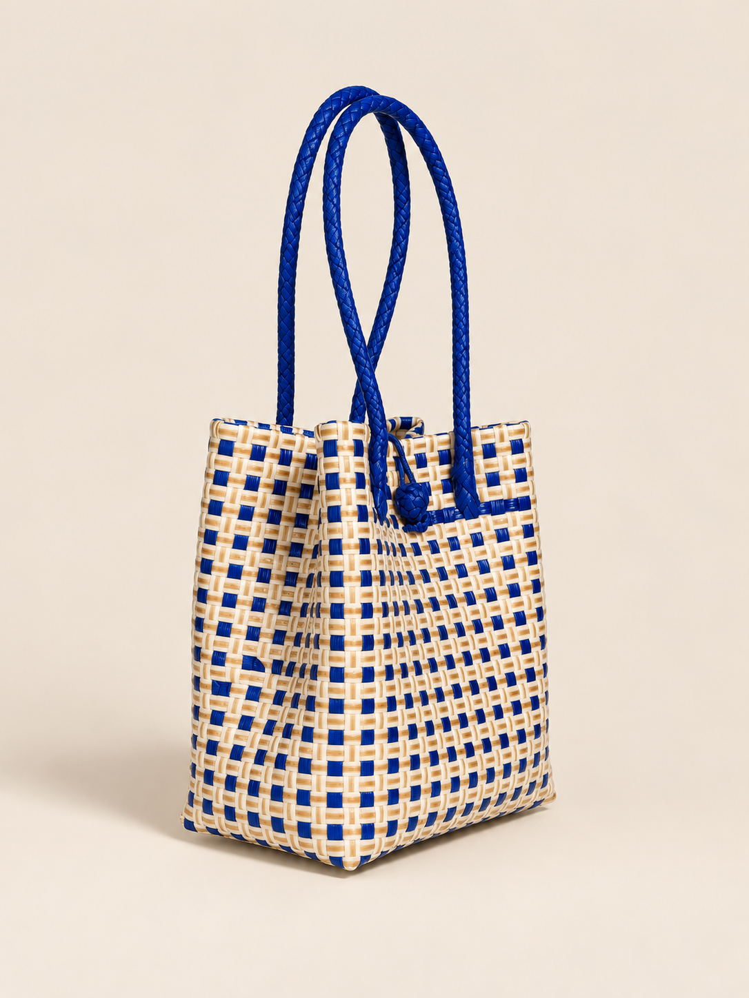 Lakbay Dagat recycled-polypropylene lightweight travel tote, side view